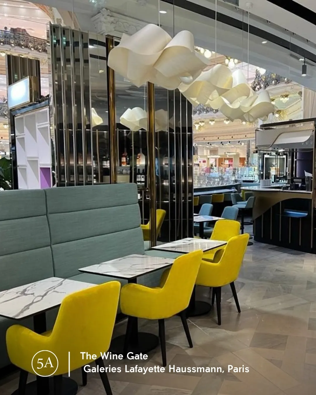 The Wine Gate at Galeries Lafayette Haussmann, Paris, France